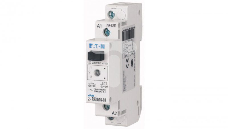 Przekaźnik instalacyjny 16A 1Z 24V AC 50/60Hz  z diodą LED Z-R24/16-10 ICS-R16A024B100