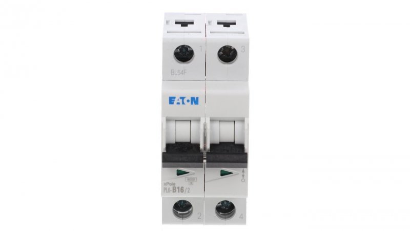 Wyłącznik nadprądowy 2P B 16A 6kA AC PL6-B16/2 286555