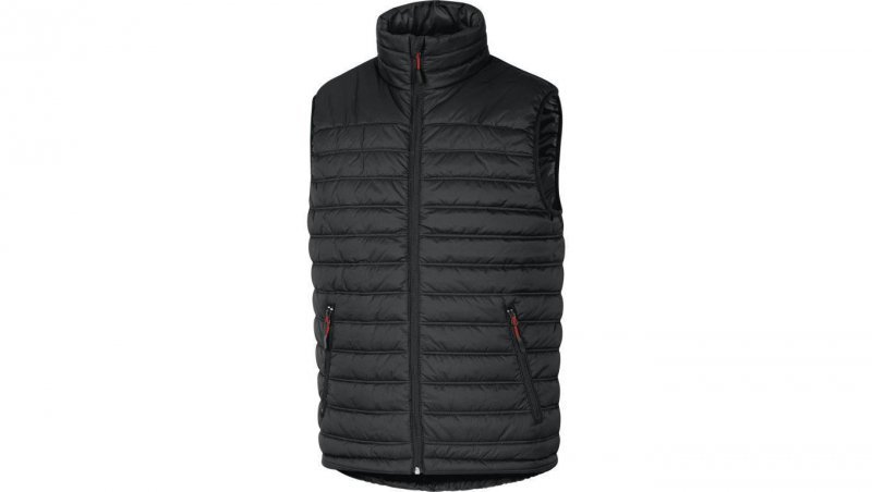 Kamizelka puchowa z poliamidu Ripstop powlekanego Pu kolor czarny rozmiar M GDOONNRTM