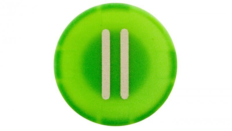 Wkładka przycisku 22mm płaska zielona z symbolem START II M22-XD-G-X2 218168