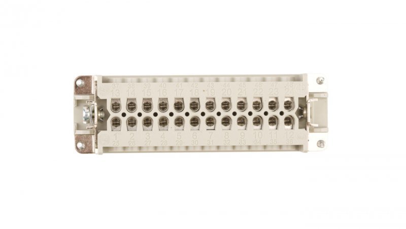 Wkład złącza 24P+PE żeński 16A 500V EPIC H-BE 24 BS 10197000