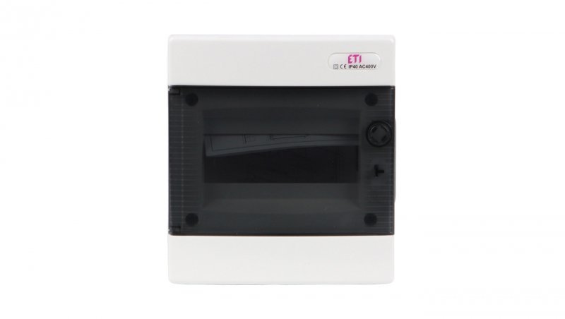 Rozdzielnica modułowa 1x8 podtynkowa /transparentna/ IP40 ECM8PT DIDO 001101010