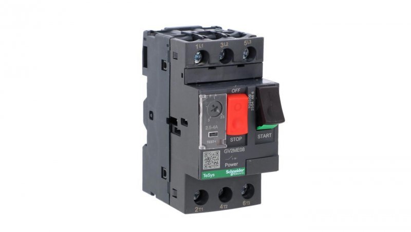 Wyłącznik silnikowy 3P 1,5kW 2,5-4A GV2ME08