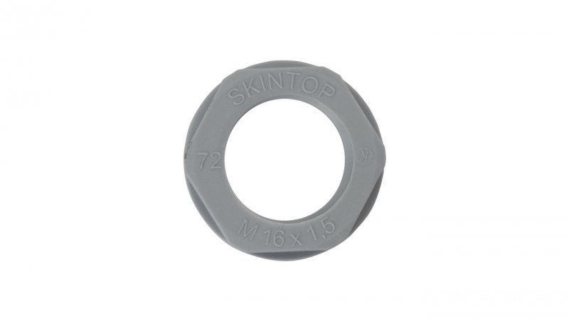 Nakrętka poliamidowa M16 SKINTOP GMP-GL-M 16x1,5 ciemnoszara 53119010 /100szt./