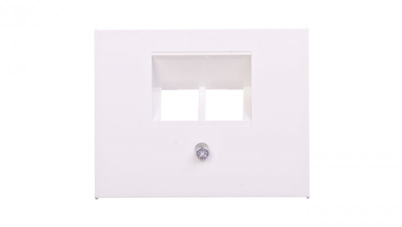 K.1 Element centralny do gniazda UAE RJ11 RJ12 RJ45 kat.3, 5e, 6 45st śnieżnobiały 14097009