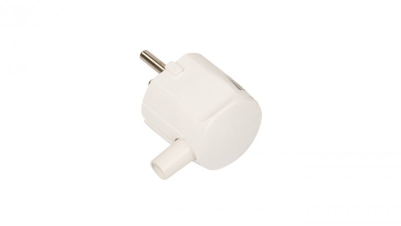 Wtyczka uni-schuko 16A W-50K biała W50K01