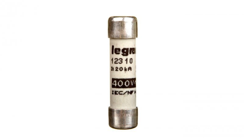 Wkładka bezpiecznikowa cylindryczna 8,5x31,5mm 10A gG 400V 012310