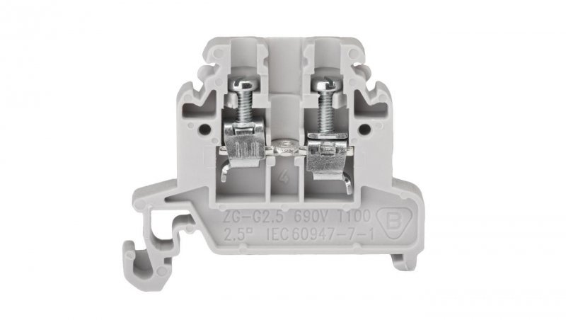 Złączka gwintowana kolor szary ZG-G2,5 A11-8108