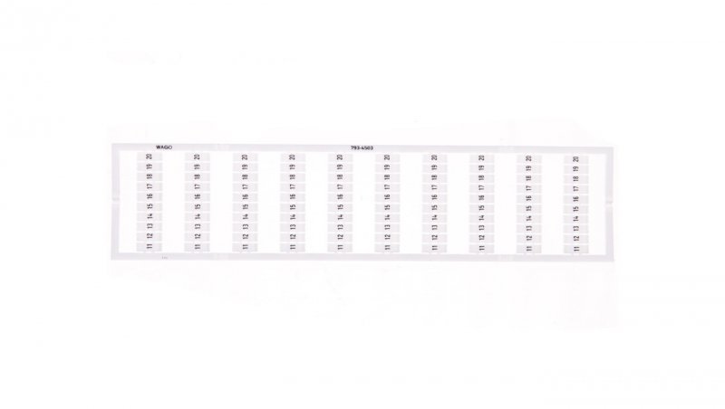 Oznaczniki WMB 10x 11-20 793-4503 /5szt./