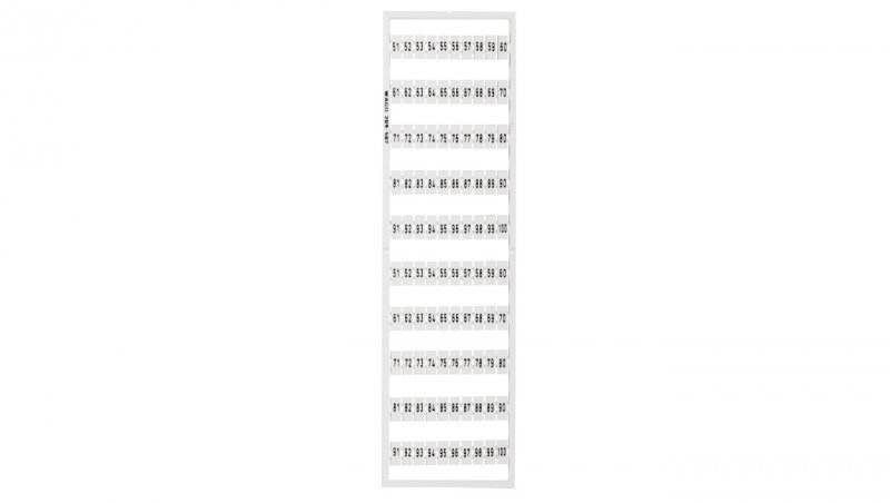 Ramka z oznacznikami 2x 51-100 209-507 /5szt./