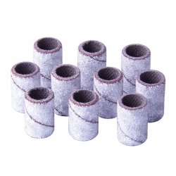 Kapturki przelotowe do manicure i pedicure białe gradacja 150 100 szt