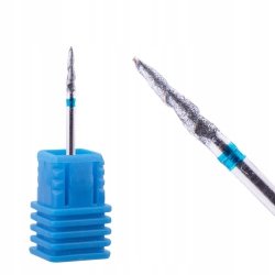 FREZ DIAMENTOWY DO SKÓREK PAZNOKCI MANICURE SPIRALNY TORNADO L0212D