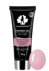 Powder Gel akrylożel Allepaznokcie HEMA/Di-HEMA Free French Pink 30ml