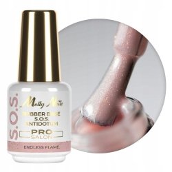 Baza Kauczukowa MOLLYNAILS 15g S.O.S. Antidotum Pro Salon Endless Flame