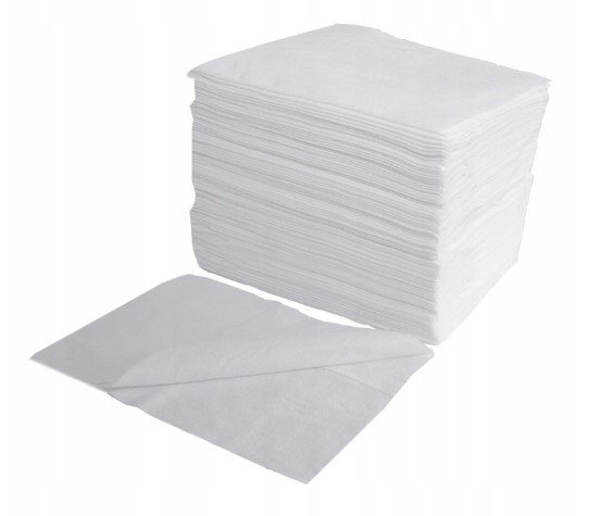 Ręcznik z włókniny perforowany BASIC 70x40 100 szt biały