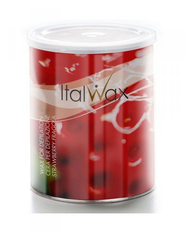 ItalWax Strawberry 800 ml wosk do depilacji w puszce