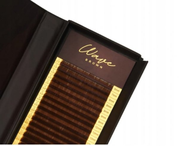 Rzęsy brązowe Wave Brown - C 0,07 7mm LIGHT BROWN Noble Lashes
