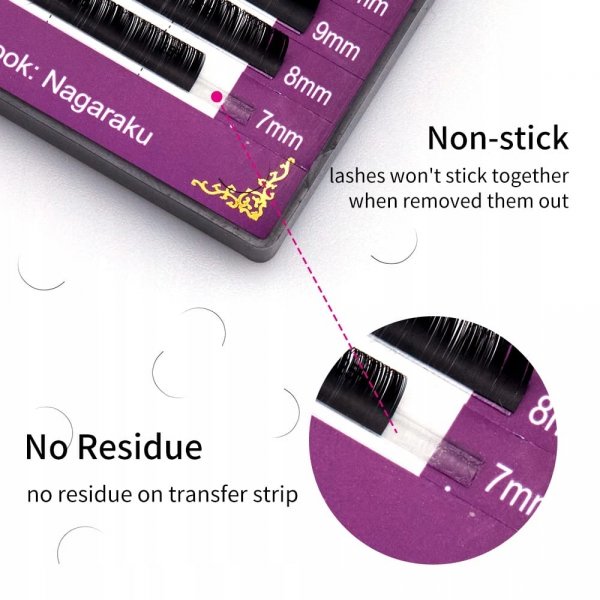 Rzęsy Nagaraku New generation B, 0.07, 10 mm
