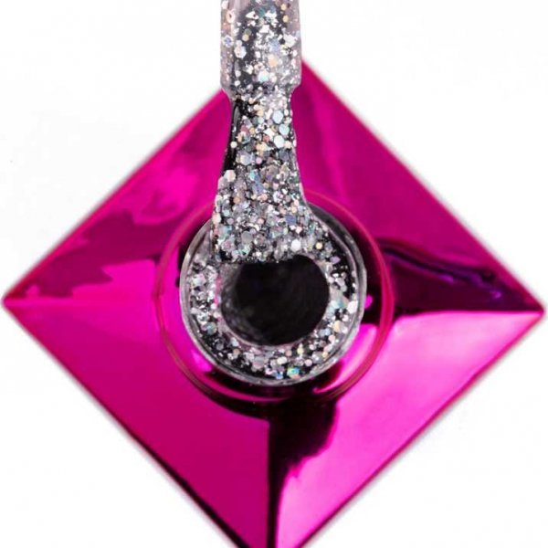 Lakier hybrydowy MollyLac nr 545 8g brokatowy