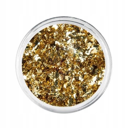 PYŁEK DO PAZNOKCI METALICZNE PŁATKI ALU NR 12 GOLD