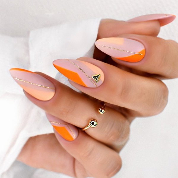 Żel do zdobień Artistic Gel paint gel ombre ornamenty Allepaznokcie Art Peach Brzoskwinia HEMA /Di-HEMA free 5g Nr 8