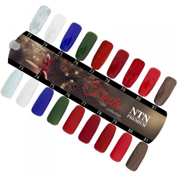 Lakier hybrydowy NTN Premium Fiesta Collection HEMA/Di-HEMA Free 5g Nr 74