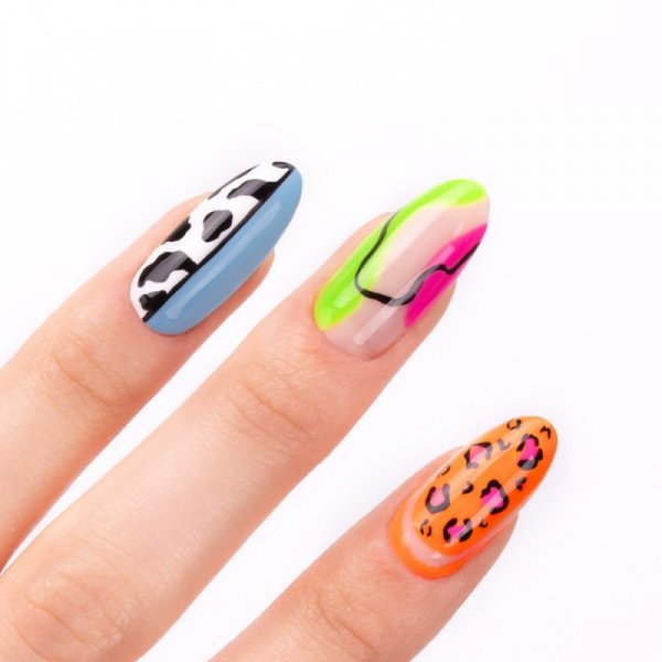 Lakier hybrydowy Molly Nails Neons Lemon HEMA/Di-HEMA Free 8g Nr 70