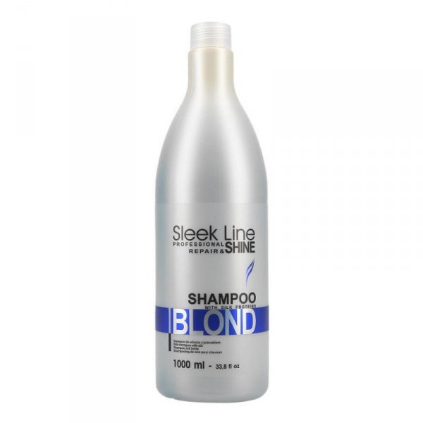Szampon do włosów blond siwych i rozjaśnianych Stapiz Sleek Line Blond 1000 ml