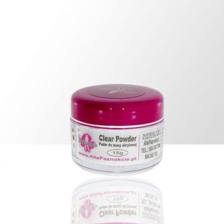 Proszek akrylowy Allepaznokcie Clear 15g
