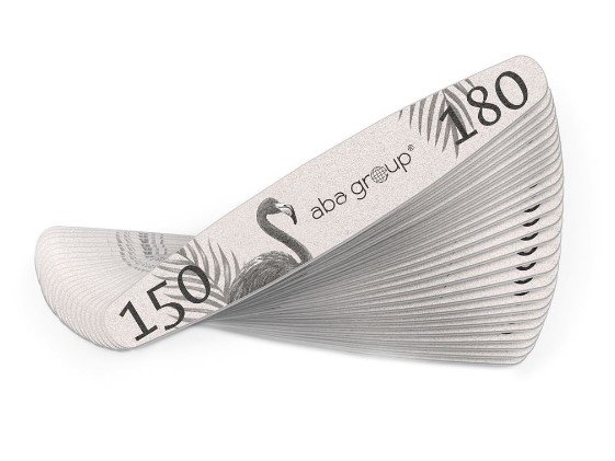 Pilnik do paznokci Aba Group 150/180 elipsa standard 100 szt.