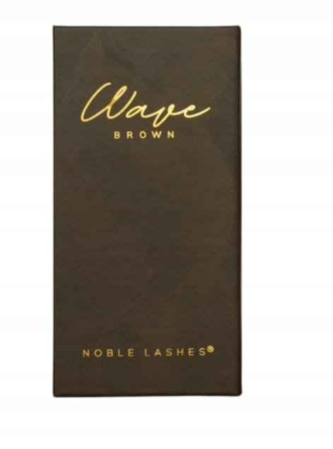 Rzęsy brązowe Wave Brown - C 0,07 7mm LIGHT BROWN Noble Lashes