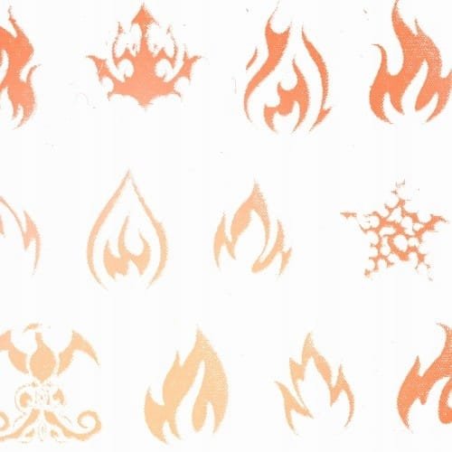 Folia transferowa 100 cm świecąca w UV Nr 4