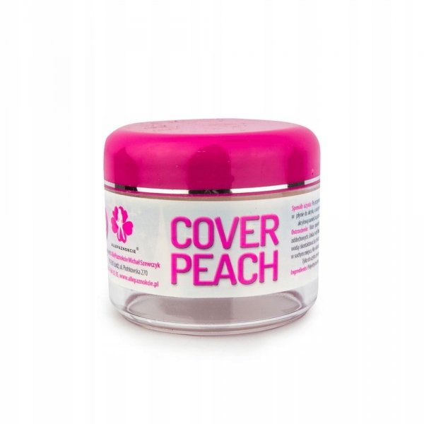 Akryl do paznokci Cover Peach Super Jakość 30g Nr6