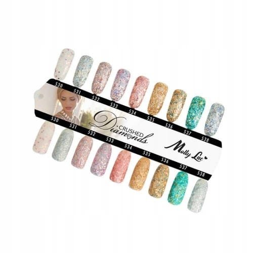 Lakier hybrydowy MollyLac Crushed Diamonds nr 531