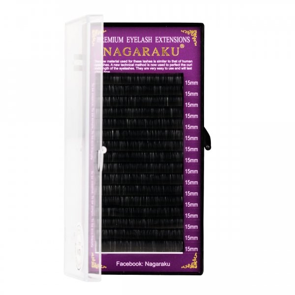 Rzęsy NAGARAKU Mink D 0.07 15mm 16 pasków
