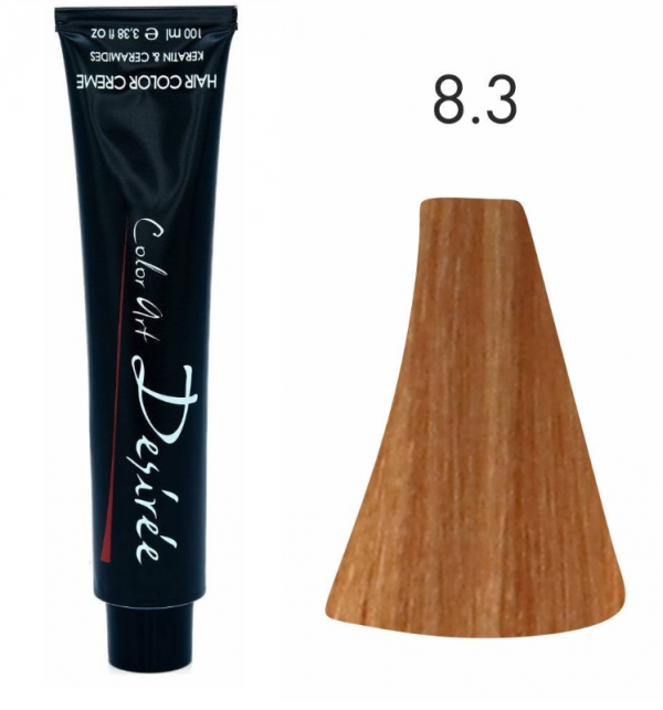 Color Art Desiree Farba do włosów 8,3 Złocisty jasny blond 100 ml