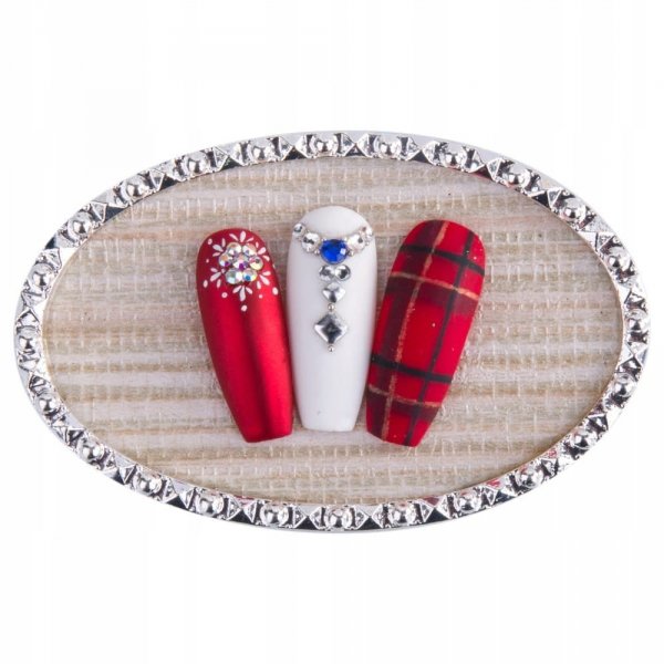 PODKŁADKA RAMKA DO ZDJĘĆ NA TIPSY CG 14 SREBRNA