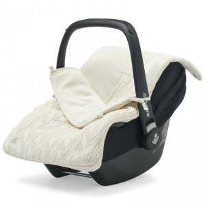  Śpiworek oddychający do wózka i fotelika dla dziecka SPRING KNIT IVORY - Jollein 