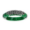 Bransoleta Srebro Jadeit BDM0454J