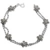 Bransoleta Srebro rodowane Markazyty BDM4107