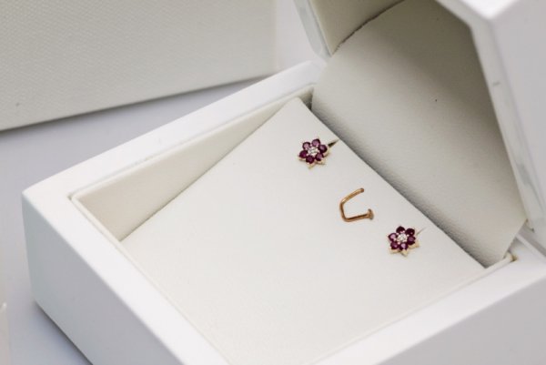 Kolczyki Złoto Diament KZD0946