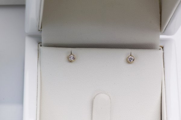 Kolczyki Złoto Diament KZD2556