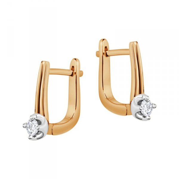 Kolczyki Złoto Diament KZD6702