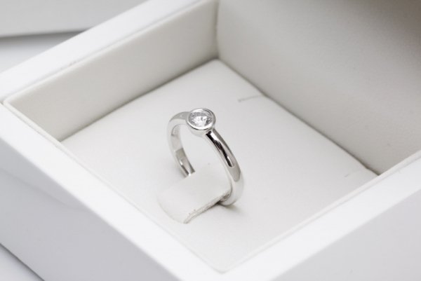 Pierścionek Złoto Diament PBD3893