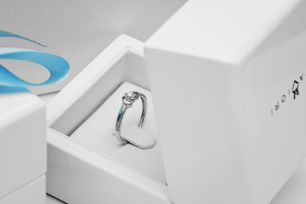 Pierścionek Złoto Diament PBD3903