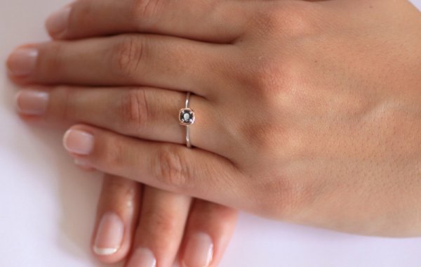 Pierścionek Złoto Diament PXD1542
