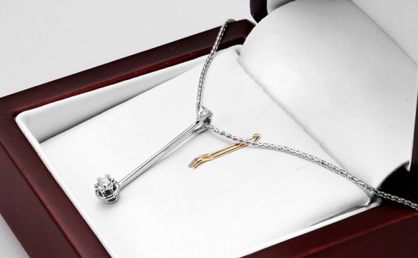 Wisiorek Złoto Diament WBD1593