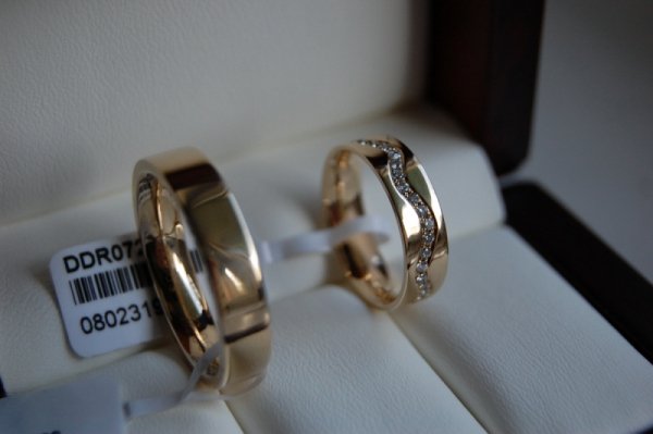 Obrączka Złoto Diament XZD1748