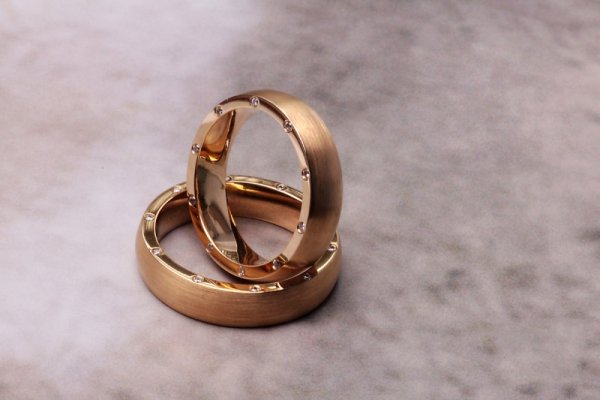 Obrączka Złoto Diament XZD1858