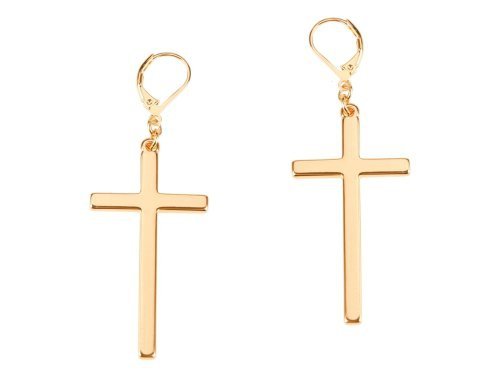 Kolczyki duże krzyżyki z kolekcji Heavenly (P15/ROZ/04AU)